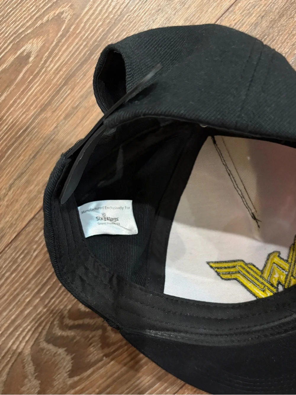 Six Flags Wonder Woman Lightning Snapback Hat